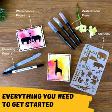 Load image into Gallery viewer, Creative Husky Watercolour Brush Pens