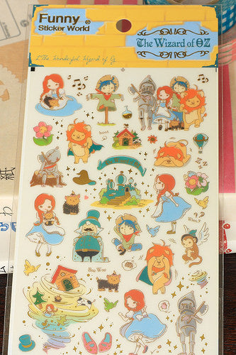 Funny Sticker World - Fairy Tale Story Sticker Set - The Wizard of Oz