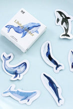 Load image into Gallery viewer, Mo•Card Paper Label Sticker Box - Little Whale [45 stickers]
