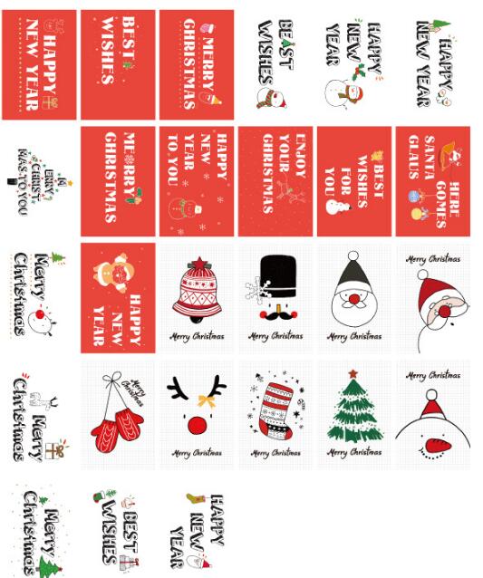 Moore Paper Card Set - Merry Christmas [54 cards]
