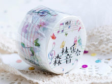 Load image into Gallery viewer, Candy Poetry Wide Washi Masking Tape - Forest Concert [3cm x 5m]
