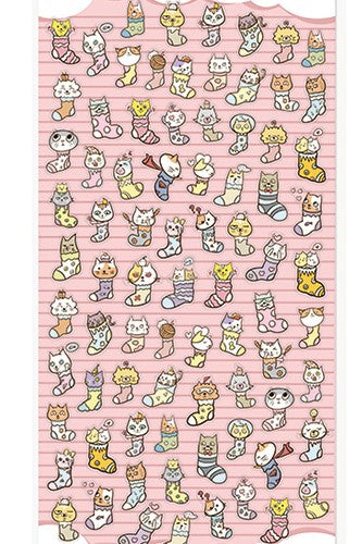 Nekoni Planner Sticker - Sock Cat