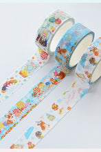 Load image into Gallery viewer, Washi Masking Tape - Rainbow Candy [1.5cm x 5m x 3 rolls]
