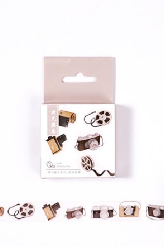 Moore Paper Masking Tape - Vintage Retro - Time Film [1.5cm x 7m]
