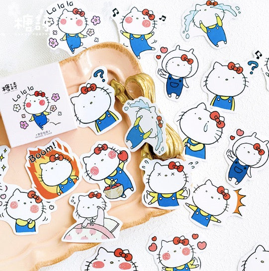 Candy Poetry Paper Label Sticker Box - Hello Kitty [45 stickers]