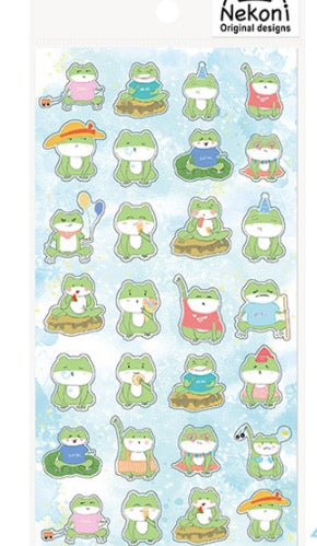 Nekoni Planner Sticker - Costume Frog