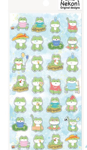Nekoni Planner Sticker - Costume Frog