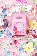 Load image into Gallery viewer, Mo•Card Paper Label Sticker Box - butterfly [45 stickers]
