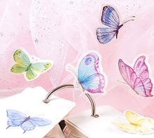 Load image into Gallery viewer, Mo•Card Paper Label Sticker Box - butterfly [45 stickers]
