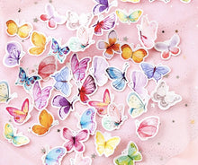 Load image into Gallery viewer, Mo•Card Paper Label Sticker Box - butterfly [45 stickers]
