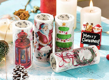 Load image into Gallery viewer, Mo•Card Christmas Wide Washi Tape- Wreaths (10cm x 5m)
