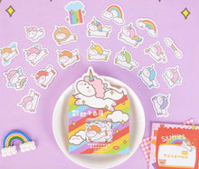 Load image into Gallery viewer, Mo•Card Sticker Sack - Rainbow Unicorn
