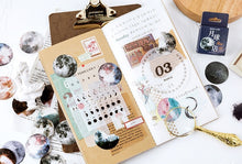Load image into Gallery viewer, Mo•Card Paper Label Sticker Box - Moon Inn [46 stickers]
