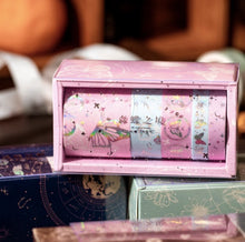 Load image into Gallery viewer, Yani Design Washi Tape- Guilded Fantasy Forest (5 rolls)
