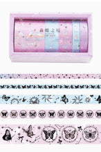 Load image into Gallery viewer, Yani Design Washi Tape- Guilded Fantasy Forest (5 rolls)
