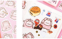 Load image into Gallery viewer, Candy Poetry Sticker Box- Pink Piggy
