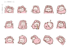 Load image into Gallery viewer, Candy Poetry Sticker Box- Pink Piggy
