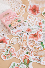 Load image into Gallery viewer, Mo•Card Sticker Box- Flower Cats
