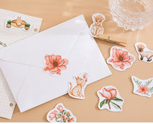 Load image into Gallery viewer, Mo•Card Sticker Box- Flower Cats
