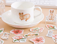 Load image into Gallery viewer, Mo•Card Sticker Box- Flower Cats
