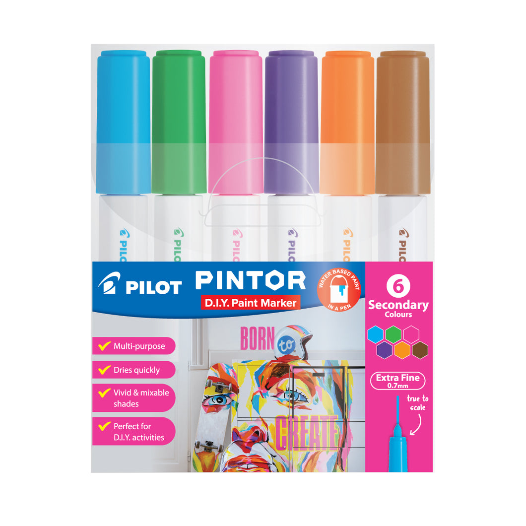 Pintor Marker Set 6 Extra Fine Paint Markers