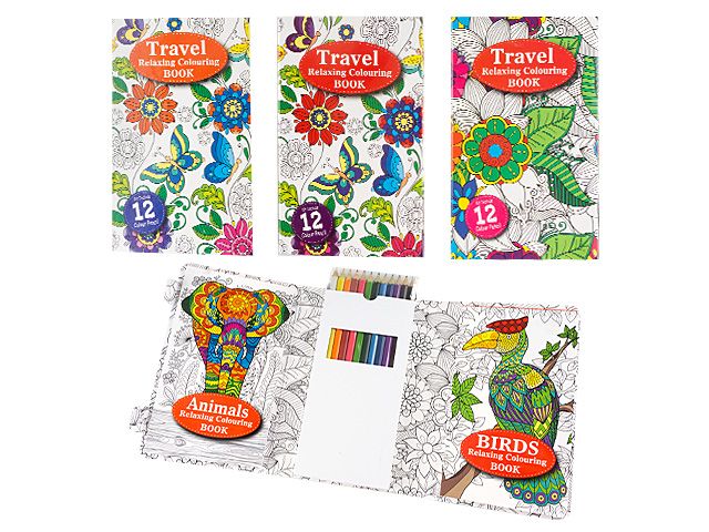 Jemark Travel Colouring In Set