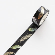 Load image into Gallery viewer, BGM Washi Tape- 2 Colour Feathers
