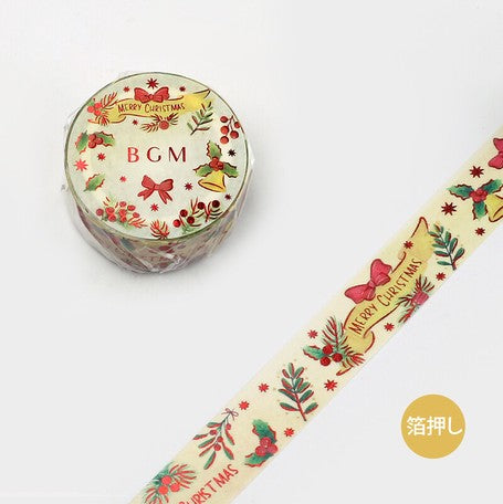 BGM Christmas Washi Tape Christmas Bells