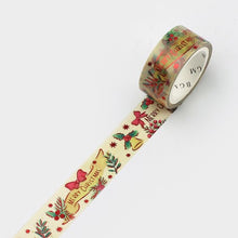 Load image into Gallery viewer, BGM Christmas Washi Tape Christmas Bells
