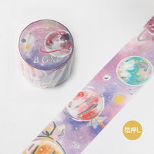 Load image into Gallery viewer, BGM Washi Tape- Foil Stamping- Space- Star Candy
