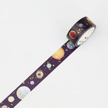 Load image into Gallery viewer, BGM Washi Tape- Gold Planet
