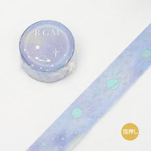 Load image into Gallery viewer, BGM Washi Tape - Space- Macaroon Galaxy Purple
