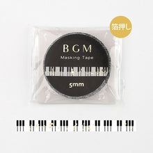 Load image into Gallery viewer, BGM Washi Tape- Piano Melody
