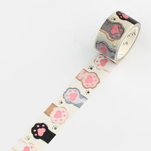 Load image into Gallery viewer, BGM Washi Tape- Stamping Cat Paw
