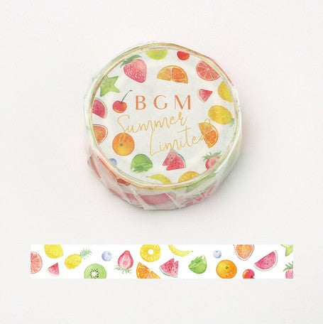 BGM Washi Tape - Summer - Fruit