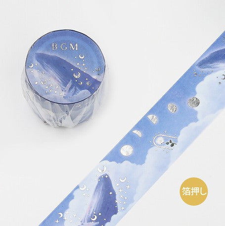 BGM Washi Tape- Whale Dream