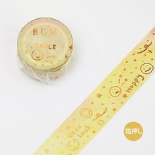 Load image into Gallery viewer, BGM Washi Tape- Yellow
