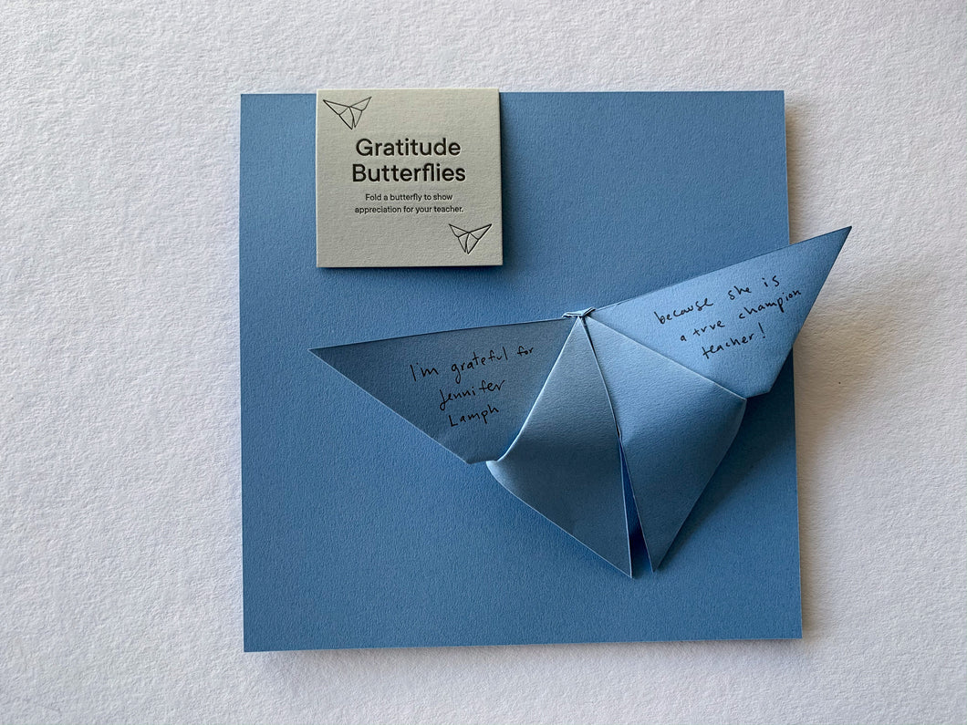 Gratitude Butterfly Origami by Beyond The Classroom