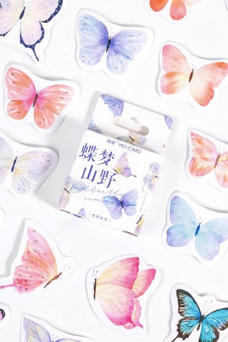 Mo•Card Paper Sticker Box- Butterflies
