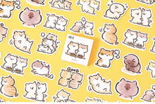 Load image into Gallery viewer, Candy Poetry Sticker Box- Naughty Cats
