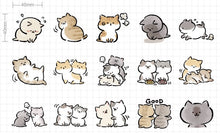 Load image into Gallery viewer, Candy Poetry Sticker Box- Naughty Cats

