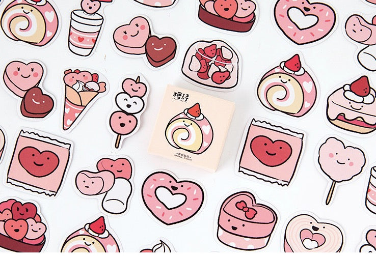 Candy Poetry Sticker Box- Sweets