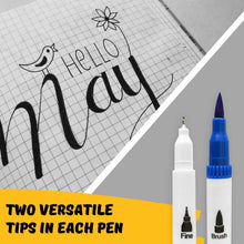 Load image into Gallery viewer, Creative Husky Dual Tip Brush Pens
