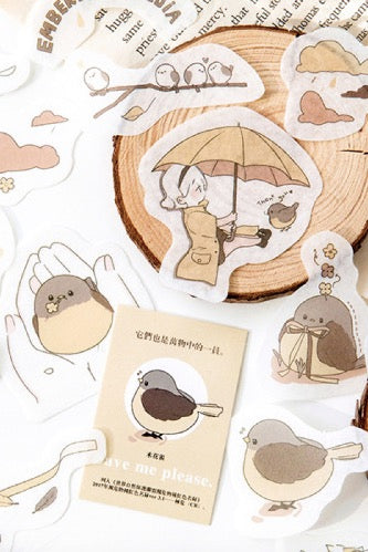 Mo•Card Sticker Sack- Hugs from the Sky