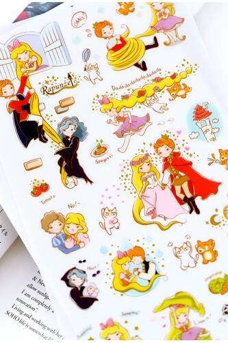 Funny Sticker World- Rapunzel