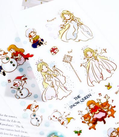 Funny Sticker World- Snow Queen