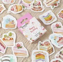 Load image into Gallery viewer, Miss Time Sticker Box- Happy Birthday
