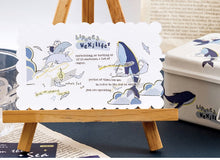 Load image into Gallery viewer, Mo•Card Sticker Sack- Hugs from the Deep Sea
