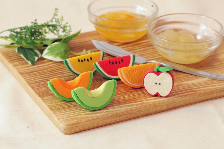 Iwako Cut Fruit Erasers