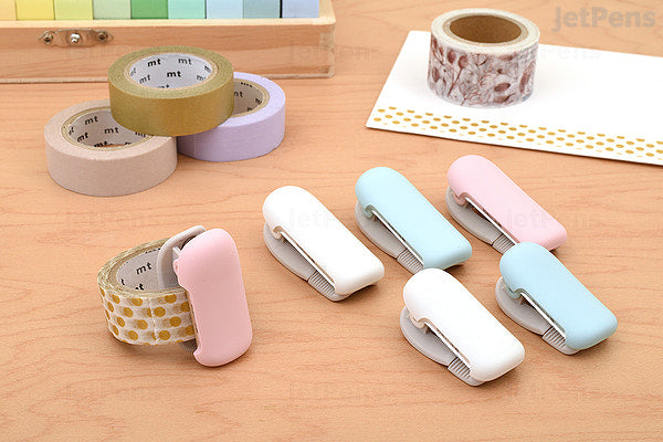 Kokuyo, Karu Cut Washi Tape Cutter - Pastel Green 10-15